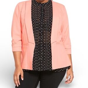 Torrid Rushed Sleeve Blazer